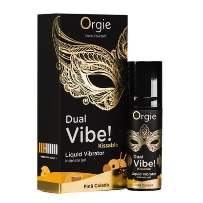 Orgie | Dual Vibe! Pina Colada 振動潤滑液 - 15ml | 熱帶風情 | 75次使用